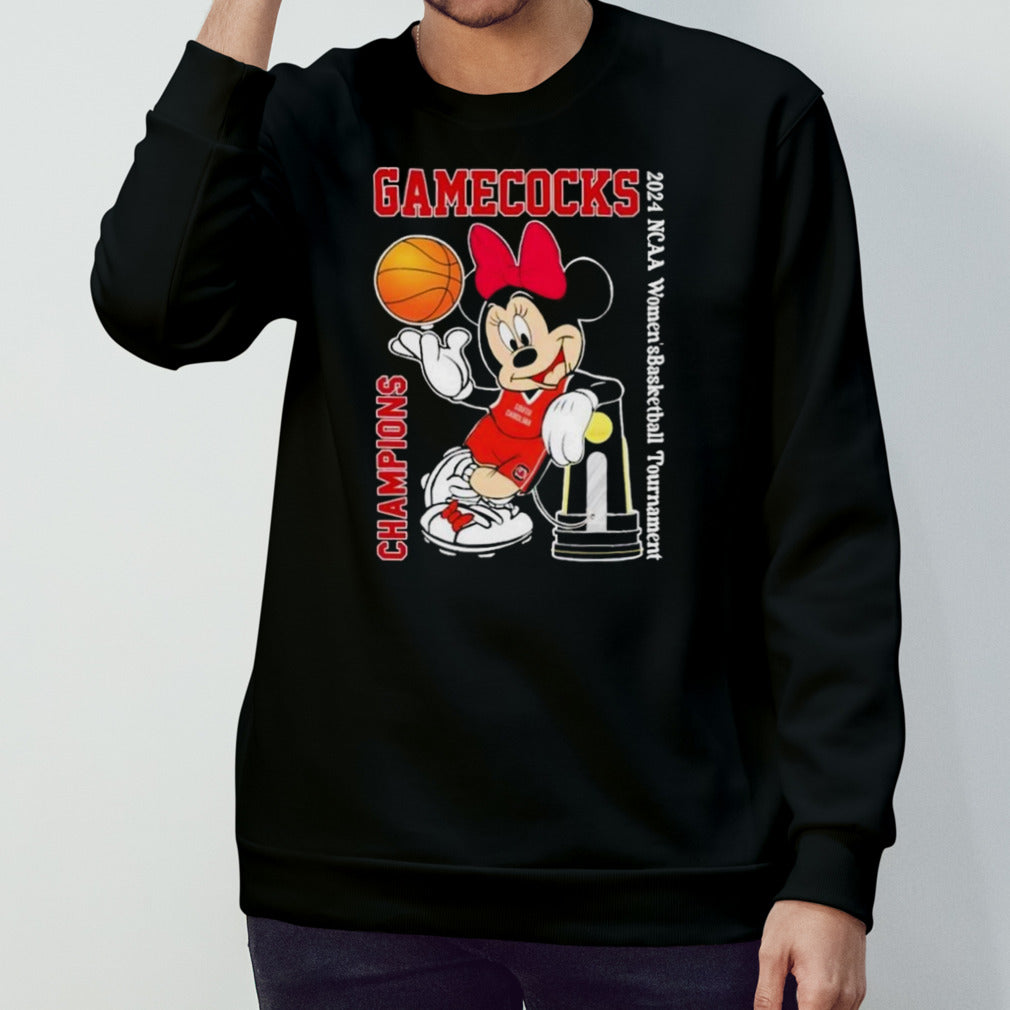 Minnie Mouse South Carolina Gamecocks Champions 2024 NCAA Womensâ€™s Basketball Tournament Shirts