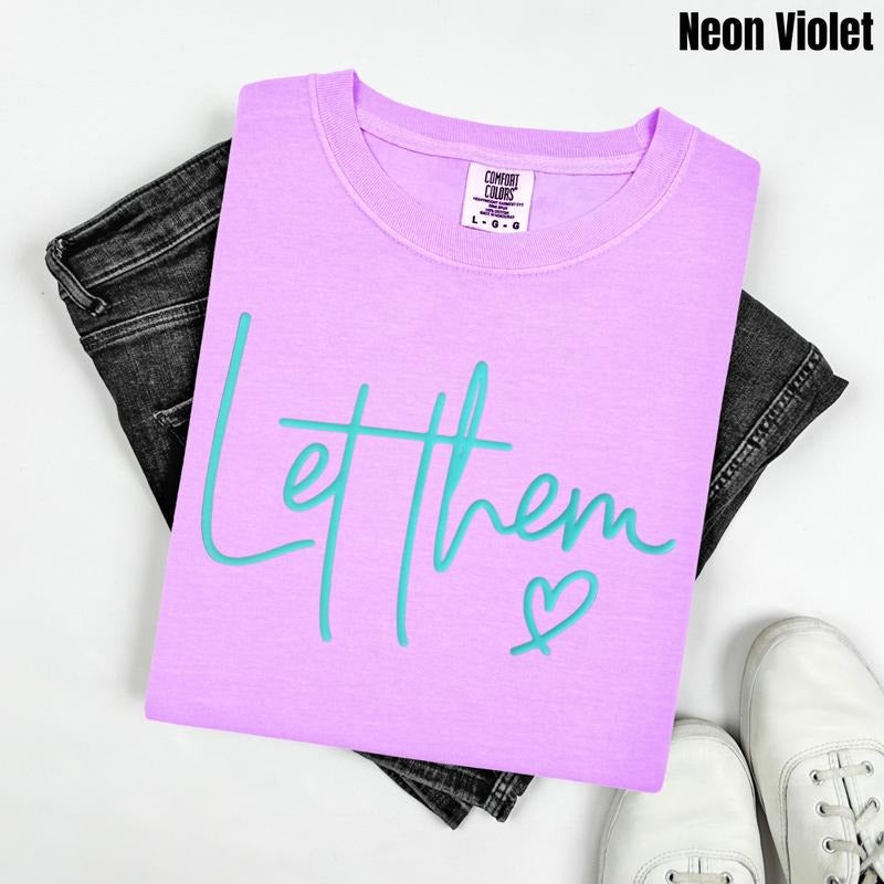 Mint Let Them PUFF Comfort Colors T-Shirt Hoodie, Sweatshirt | HypeCrazeTee.com