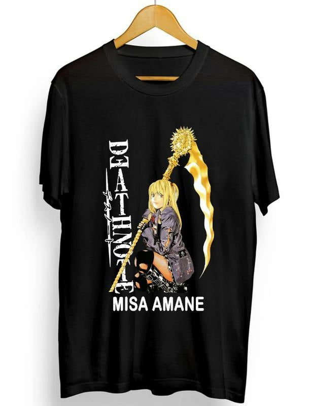 Misa Amane shirt Dea Note L New shirt,2022 Graphic Anime Size S to 3XL Hoodie, Sweatshirt | HypeCrazeTee.com