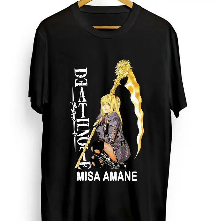 Misa Amane shirt Death Note L New shirt,2022 Graphic Anime Size S to 3XL Hoodie, Sweatshirt | HypeCrazeTee.com