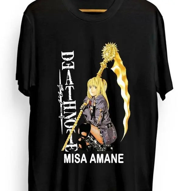 Misa Amane shirt Death Note L New shirt,2022 Graphic Anime Size S to 3XLstyle{n002}2 Hoodie, Sweatshirt | HypeCrazeTee.com