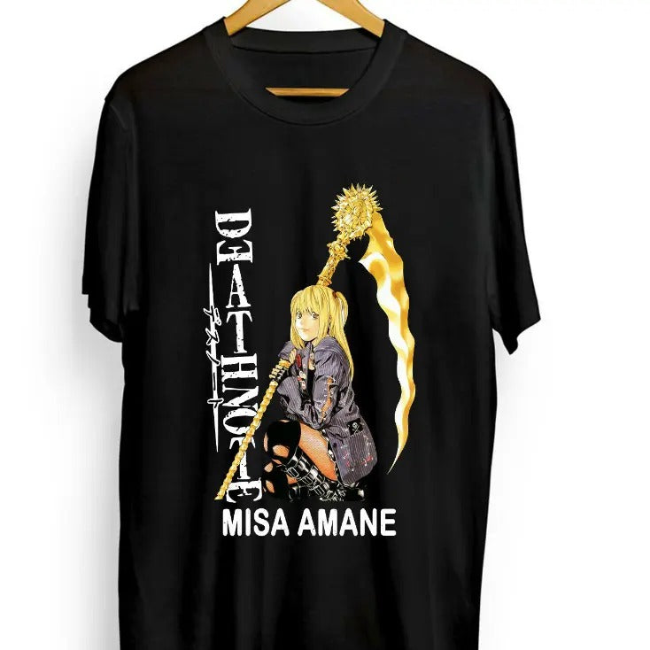 Misa Amane shirt Death Note L New shirt,2022 Graphic Anime Size S to 3XLstyle{n002}3 Hoodie, Sweatshirt | HypeCrazeTee.com