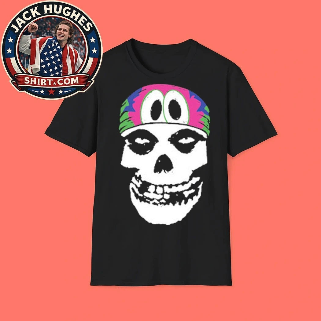 Misfits Philadelphia Phillies Misphits Phillie Phanatic Mascot And Skull Shirt