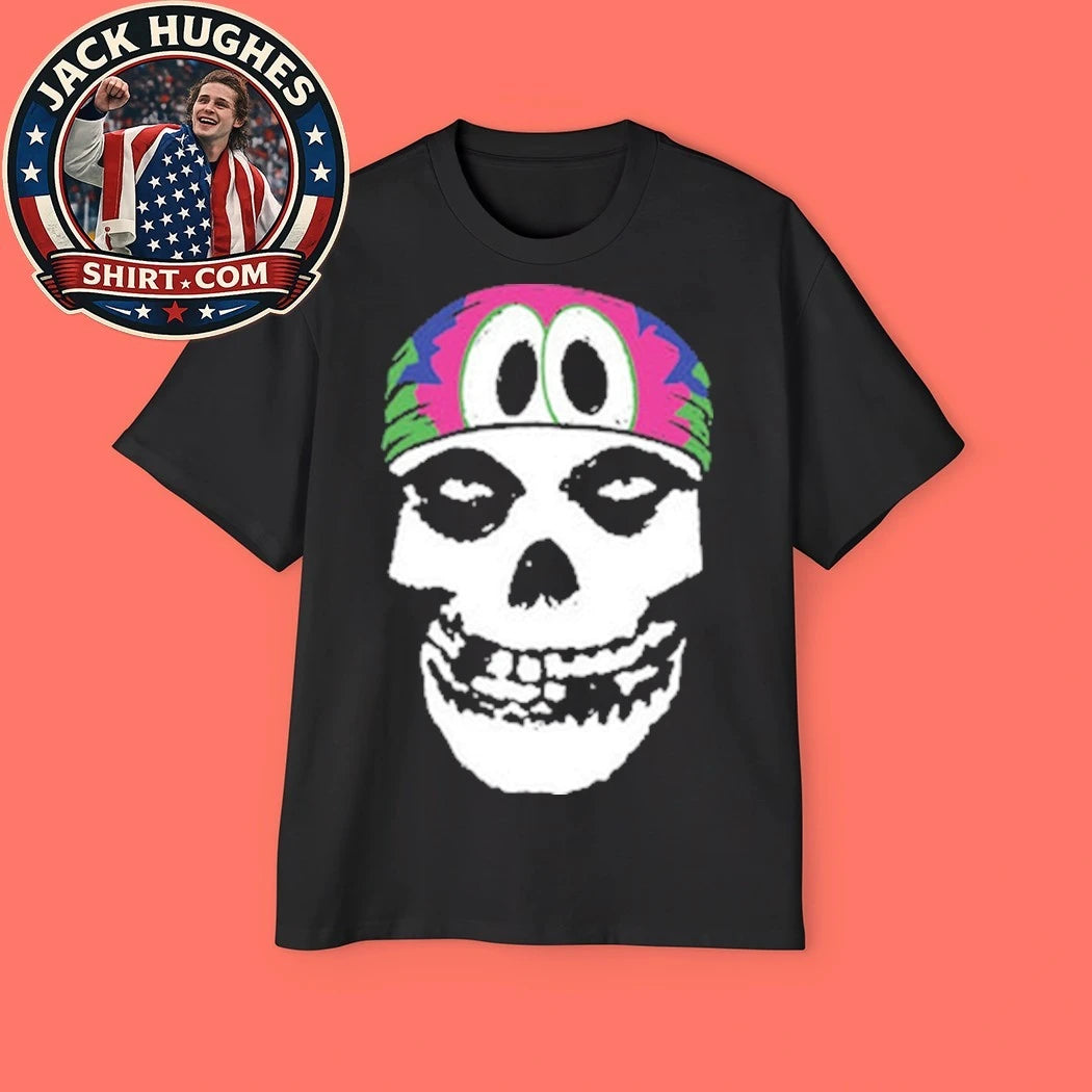 Misfits Philadelphia Phillies Misphits Phillie Phanatic Mascot And Skull Shirt