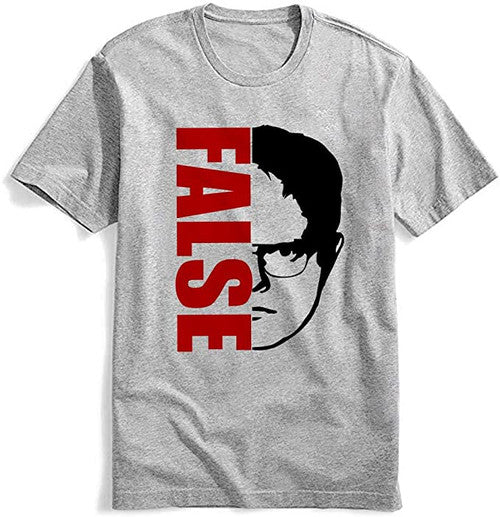 Misisi Unisex The Office Adult Dwight Schrute Is Funny Graphic Man's T-Shirt Tee