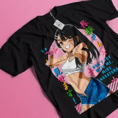 Miss Nagatoro T-Shirt Don't Toy With Me Kawaii Hentai Anime Girl Shirt All Size Hoodie, Sweatshirt | HypeCrazeTee.com