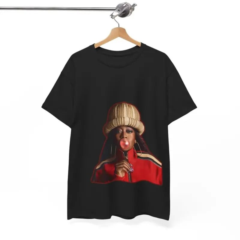 Missy Elliott Gum Unisex Heavy Cotton T Shirt Hoodie, Sweatshirt | HypeCrazeTee.com