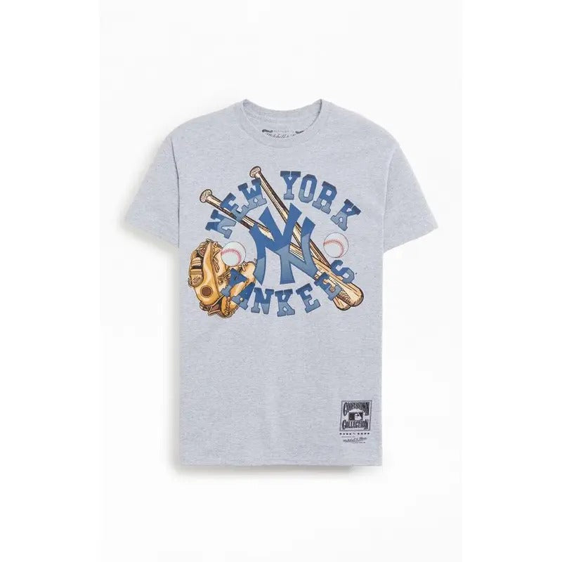 Mitchell & Ness Men's MLB NY Yankees T-Shirt - Multicolor Hoodie, Sweatshirt | HypeCrazeTee.com