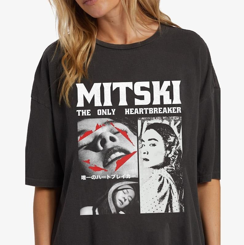 Mitski The Only Heartbreaker Shirt, Mitsky Shirt, Tour Shirt, Gift For Fan Hoodie, Sweatshirt | HypeCrazeTee.com
