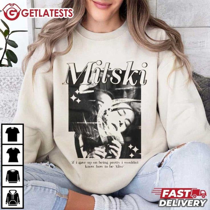 Mitski Tour Sweatshirt, The Land Is Inhospitable Inspired Design T-Shirts, Hoodie | HypeCrazeTee.com