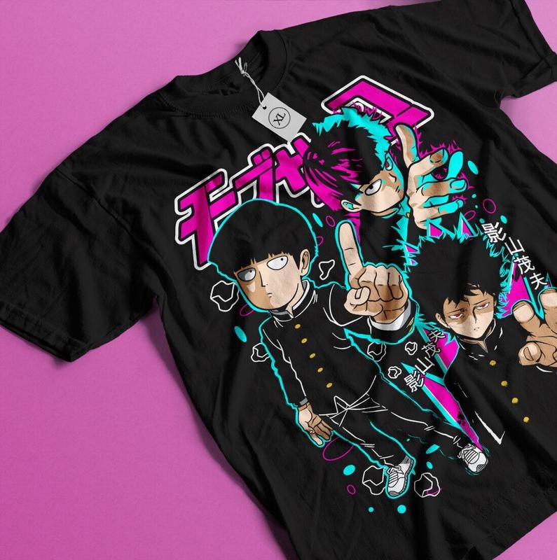 Mob Psycho 100 Manga Strip Anime Manga Gift Unisex shirt T-Shirt S-4XL Tshirt S-4XL Hoodie, Sweatshirt | HypeCrazeTee.com