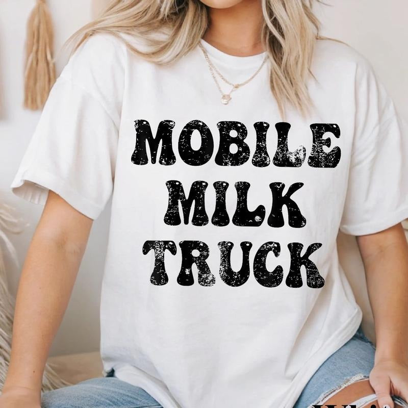 Mobile Milk Truck T-Shirt Hoodie, Sweatshirt | HypeCrazeTee.com