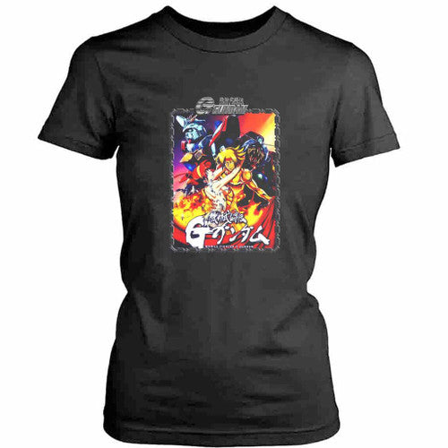 Mobile Fighter G Gundam Anime Womens T-Shirt Tee