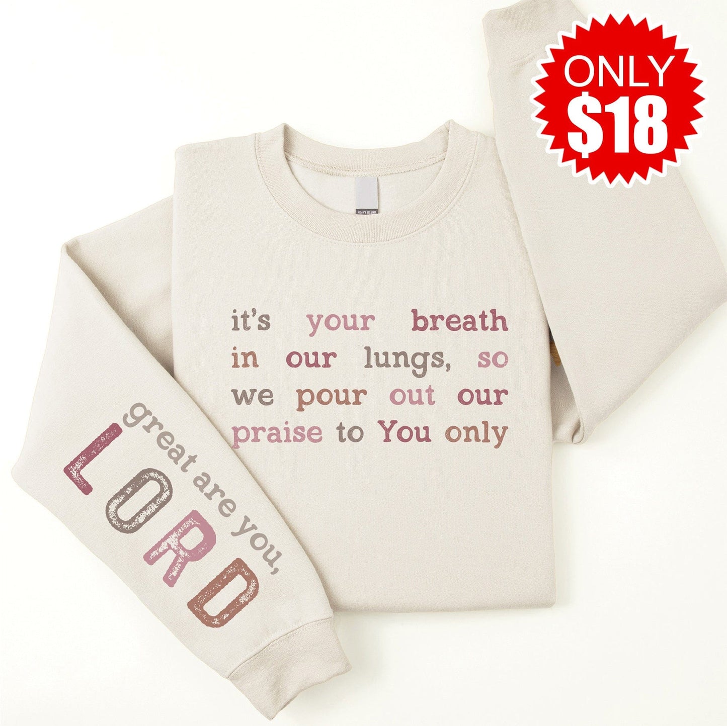 Great Are You Lord Sweatshirt - 18