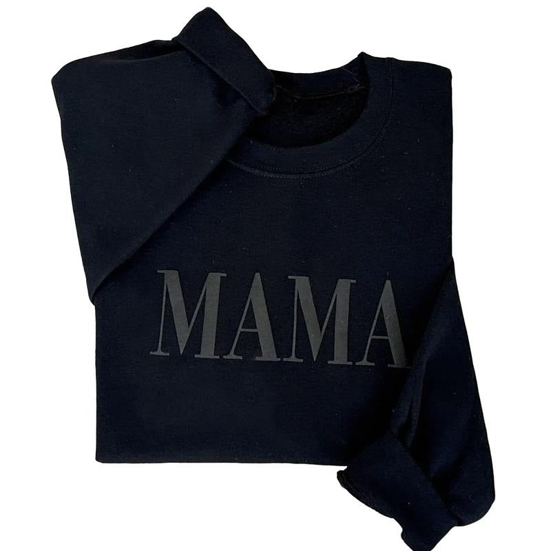 Modern MAMA Sweatshirt | Puffy Print Crewneck | Gift for Mom | Boy Mom Sweatshirt | Mother's Day Gift Casual Fit...