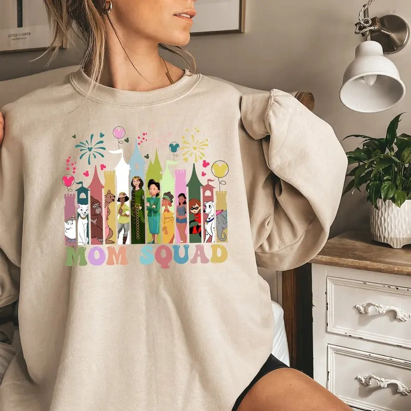 Mom Squad Tshirt Sweatshirt, Mom Gift Shirt, Mom and dad Shirt, Trip Couple Shirt, Mom Vacation Shirt Hoodie