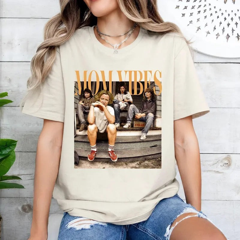 Mom Vibes Thug Life T-Shirt, Graphic T-Shirt Hoodie, Sweatshirt | HypeCrazeTee.com