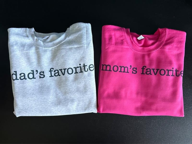 Mom's Favorite Sweatshirt T-Shirts, Hoodie | HypeCrazeTee.com