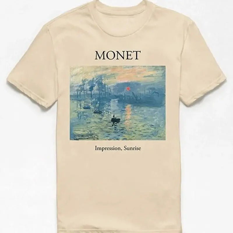 Monet Impression Sunrise T-Shirt Unisex Full Size Hoodie, Sweatshirt | HypeCrazeTee.com