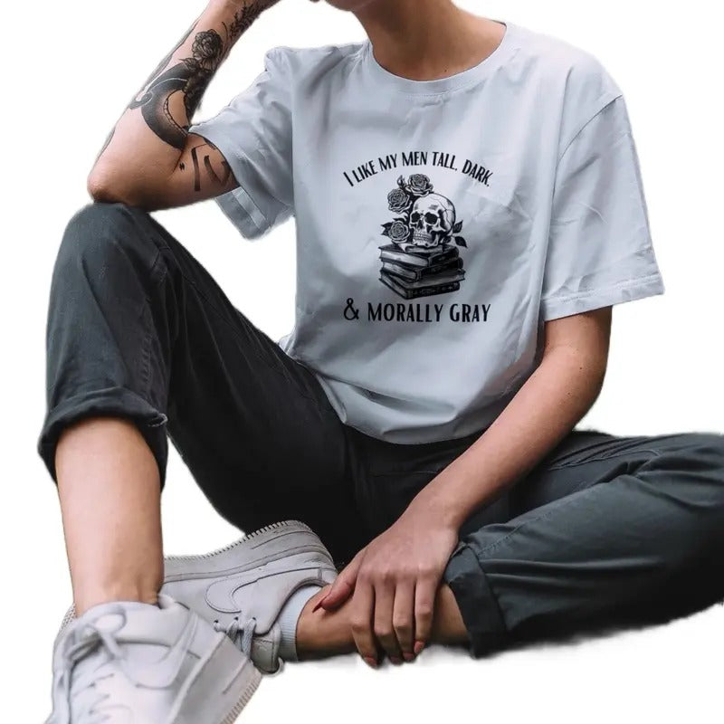 Morally Gray Dark romance Tshirt Casual Fashion Hoodie, Sweatshirt | HypeCrazeTee.com