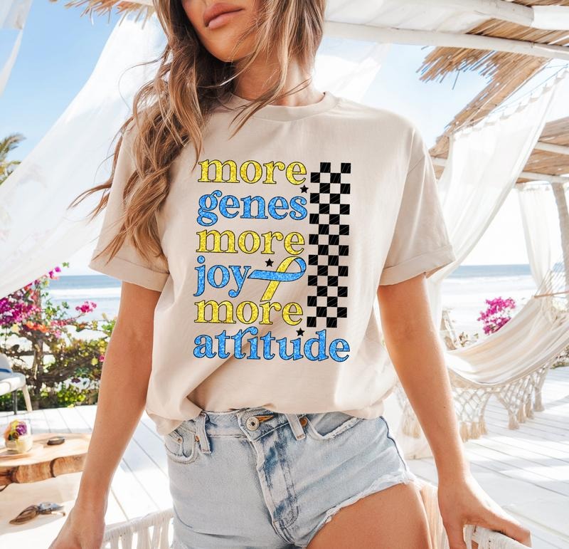 More Genes More Joy DTF Transfers - THIS IS NOT A SHIRT Hoodie, Sweatshirt | HypeCrazeTee.com
