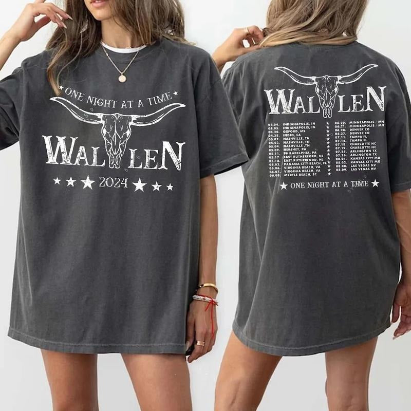 Morgan Wallen Tour 2024 T-Shirt, Morgan Wallen One Night At A Time Tour Sweatshirt, Country Music Womenswear Shirt,...