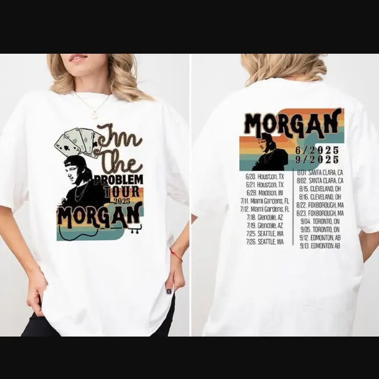 Morgannn Tour 2025, Country Music Shirt Hoodie, Sweatshirt | HypeCrazeTee.com