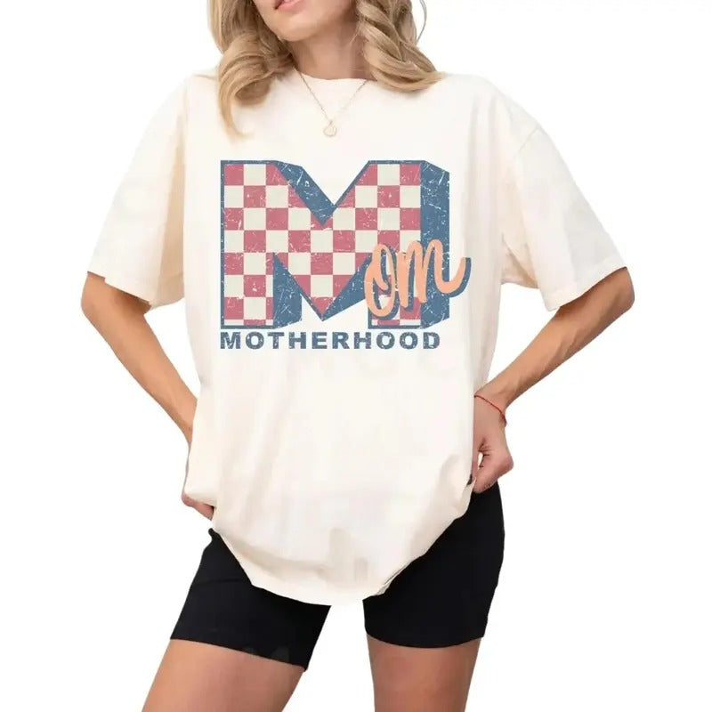 Motherhood MOM Inspired Shirt, mom gift Womenswear Top Hoodie, Sweatshirt | HypeCrazeTee.com