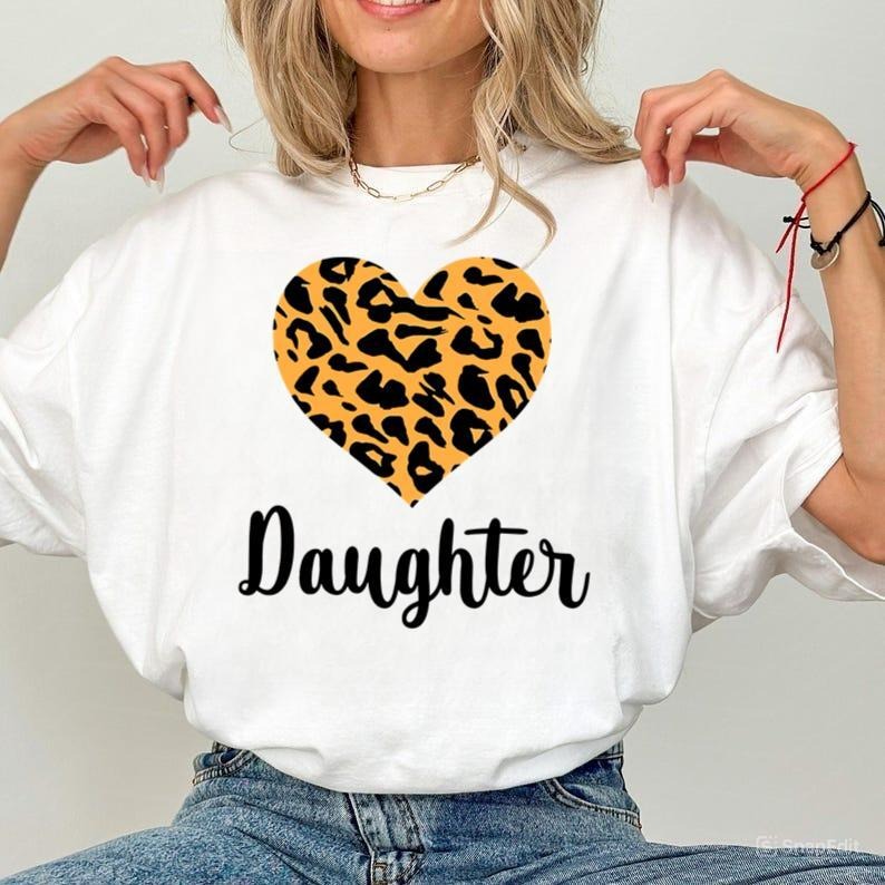 Mothers Day Matching T Shirt Leopard Print Mothers Day Gift Mother And Daughter Matching Shirt Mother Day Gift Mama...