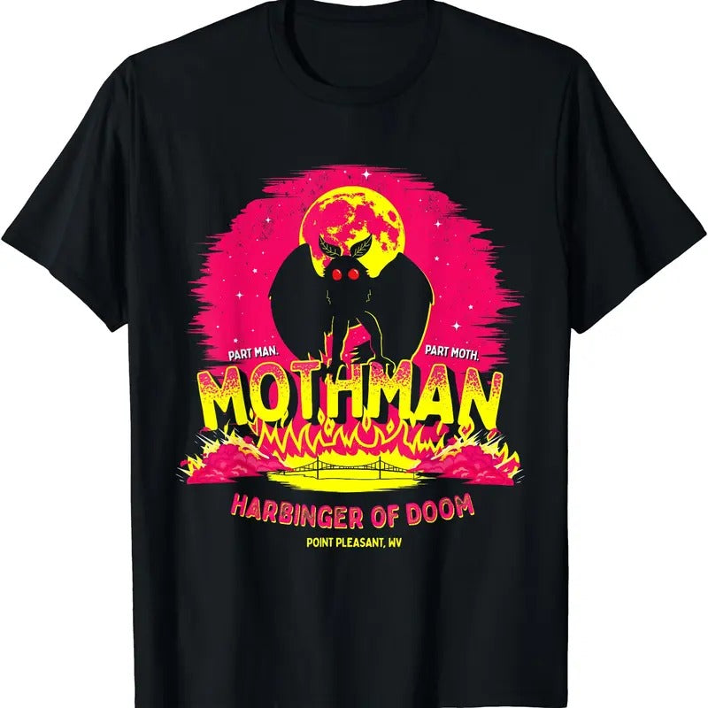 Mothman - Funny Cute Cryptid Creature Short Sleeve T-Shirt Hoodie, Sweatshirt | HypeCrazeTee.com