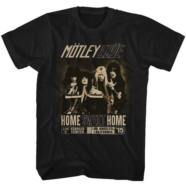 Motley Crue Classic Home Sweet Home Black Menswear Top Streetwear T-Shirts, Hoodie, Sweatshirt
