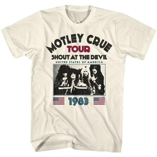 Motley Crue SATD83 Natural Adult T-Shirt Women Men Tee Menswear Top  Shortsleeve Hoodie, Sweatshirt | HypeCrazeTee.com