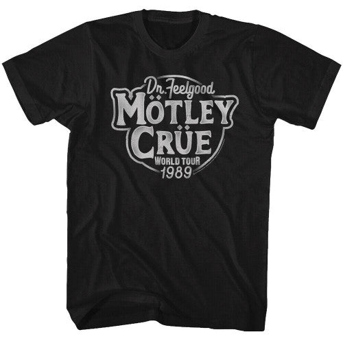 Motley Crue Dr Feelgood World Tour 1989 Man's T-Shirt Tee