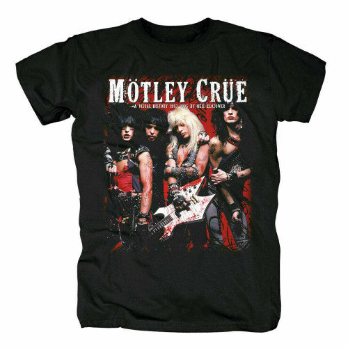 Motley Crue Rock Band Tour Man's T-Shirt Tee