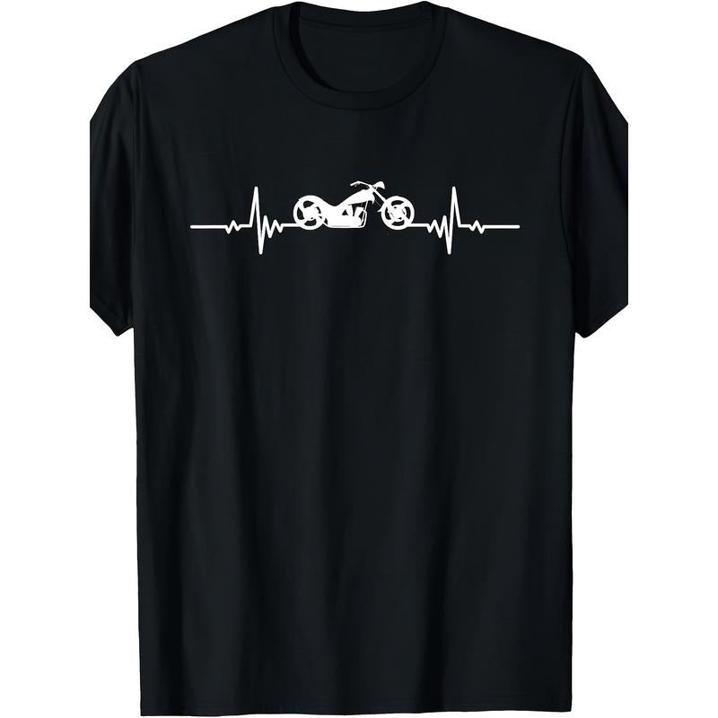 Motorcycle Heartbeat ECG Motorcycle Made USA T-Shirts, Hoodie, Sweatshirt