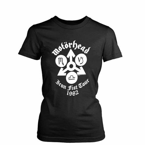 Motorhead Iron Fist Tour 1982 Women's T-Shirt Tee