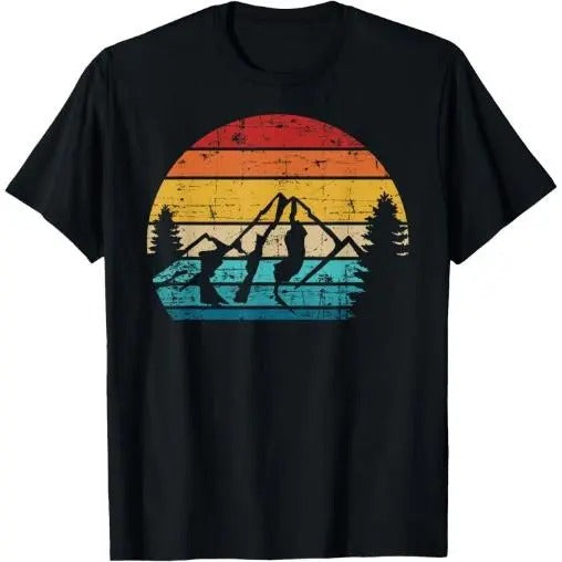 Mountains vintage Camping T-Shirt Made in USA Hoodie, Sweatshirt | HypeCrazeTee.com