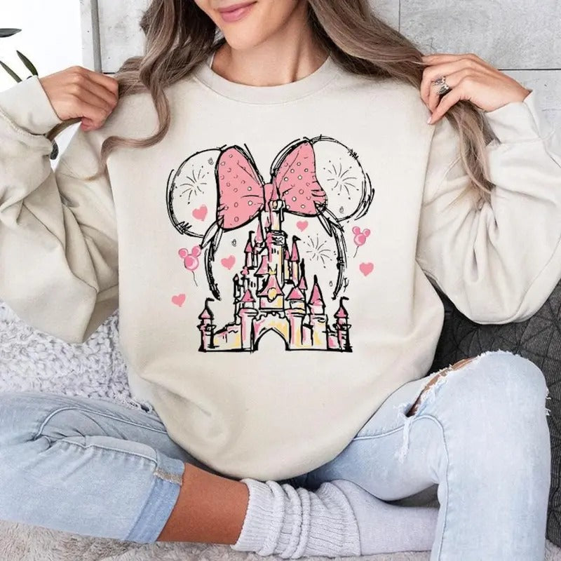 Mouse Castle Sweatshirt Tshirt, Magic Kingdom Girl Trip Shirt, Magical Kingdom Shirt Hoodie | HypeCrazeTee.com