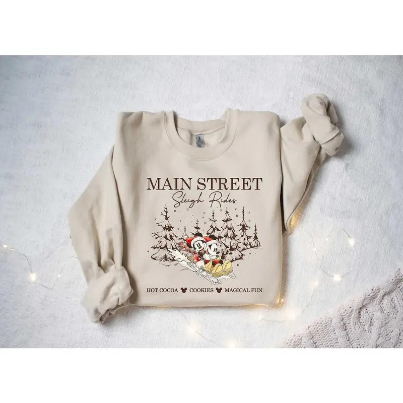 Mouse Christmas Shirt, Mouse Christmas Shirt, Mouse Christmas Gift Hoodie, Sweatshirt | HypeCrazeTee.com