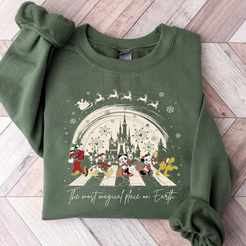 Mouse Christmas Sweatshirt Tshirt, Family Christmas Tee Hoodie | HypeCrazeTee.com