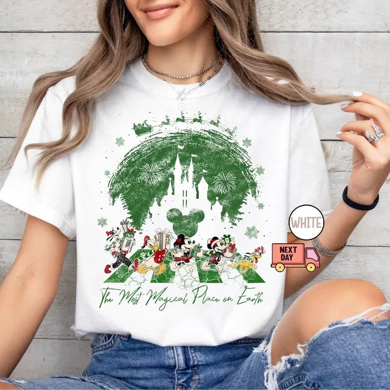 Mouse Christmas Sweatshirt Tshirt, Very Merry Christmas Party Shirt, Holiday Shirt Hoodie | HypeCrazeTee.com