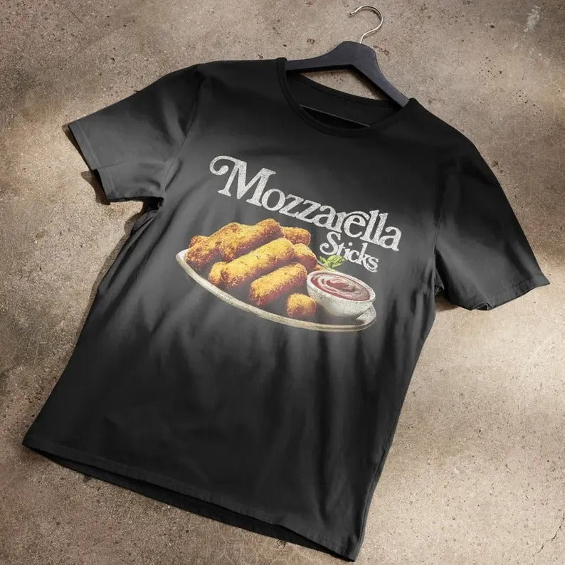 Mozzarella Sticks 90's T-Shirt Hoodie, Sweatshirt | HypeCrazeTee.com