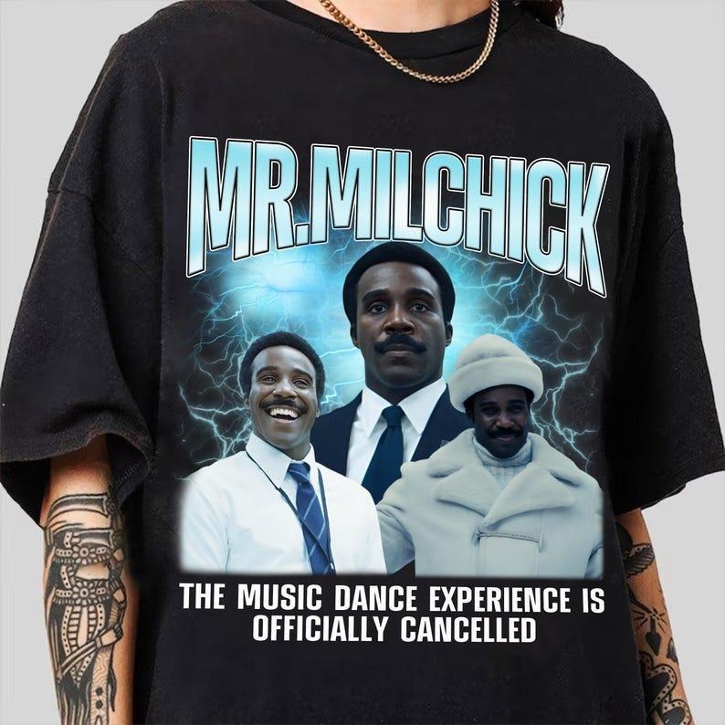 Mr. Milchick Severance Rap Tee, Lumon Industries Macrodata Refinement Shirt Hoodie, Sweatshirt | HypeCrazeTee.com