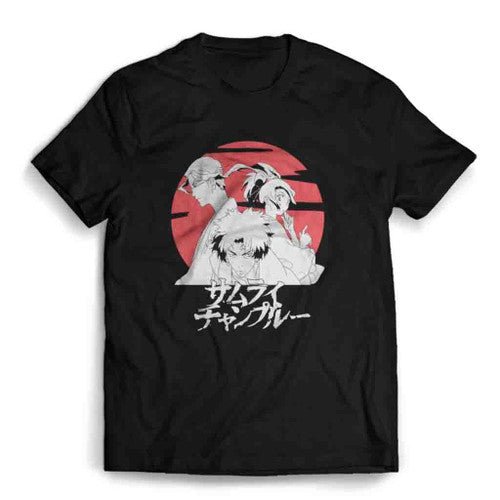 Mugen Jin Fuu Samurai Champloo Anime Mens T-Shirt Tee