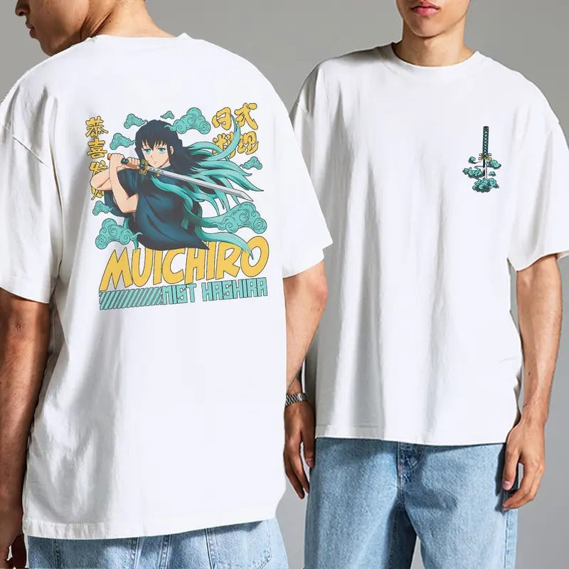 Muichiro Tokito Shirt, Mist Hashira Sweatshirt Hoodie, Demon Slyer Merch, Kitmetsu No Yaiba Outfits, Anime lover...