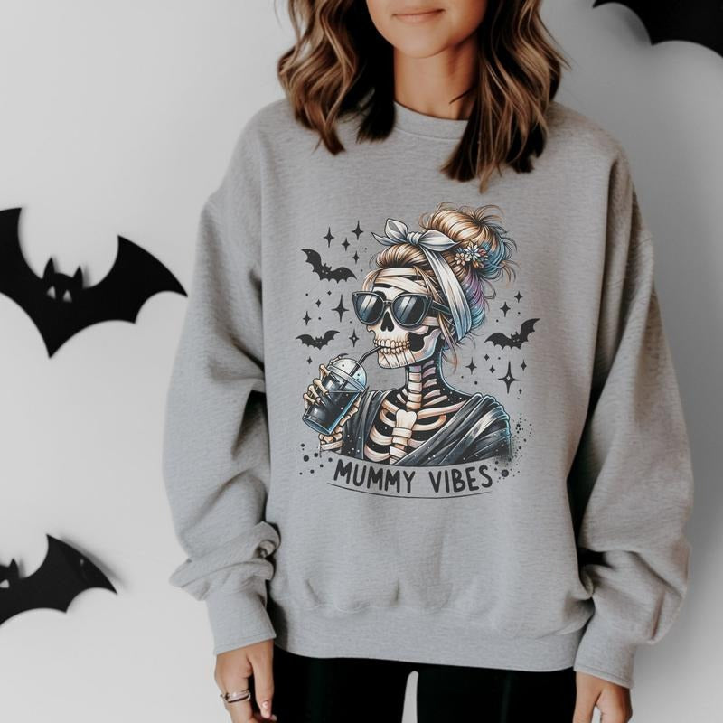 Mummy Ash Grey Halloween T-Shirts, Hoodie, Sweatshirt