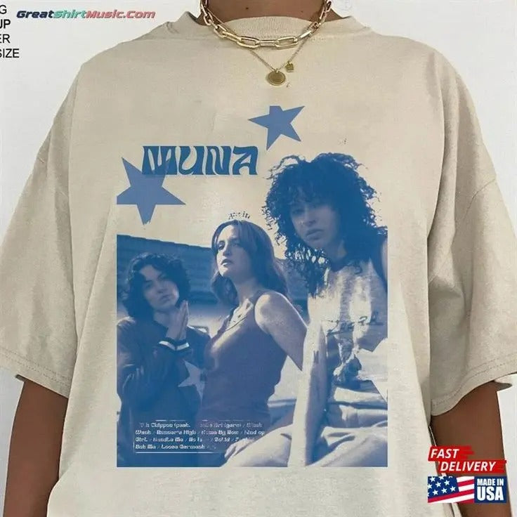 Muna Band Tour 2023 Shirt, Life Fan Gift Graphic  Tee Hoodie, Sweatshirt | HypeCrazeTee.com
