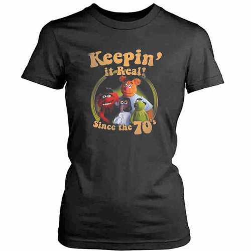 Muppets Keepin It Real Graphic Womens T-Shirt Tee
