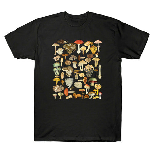 Mushroom Mycology Fungi Foraging Mushroom Whisperer Funny Graphic Man's T-Shirt Tee