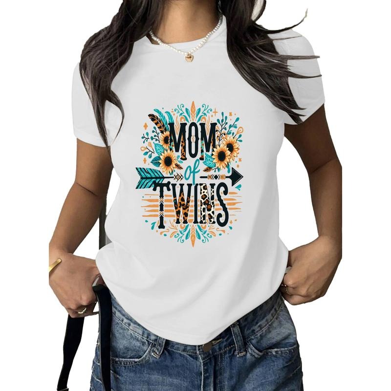 Must - Have: Stylish T - shirt for Twin Moms, Embellished with Floral and Tribal Motifs Hoodie, Sweatshirt | HypeCrazeTee.com